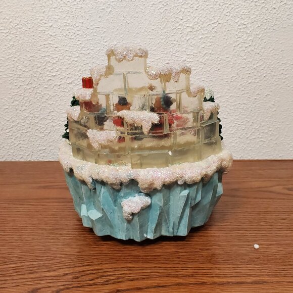 Holiday Decor - SanFrancisco Music Box Company - Rotating Bears on Ice w/Box - Picture 5 of 9